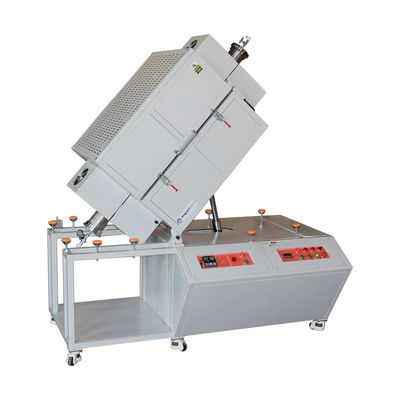 1200C Großer vertikaler Drehrohr-Einzonenrohr-Ofen mit OD300mm-Metallrohr