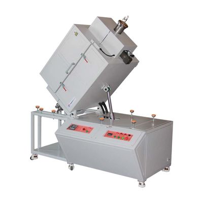 1200C Großer vertikaler Drehrohr-Einzonenrohr-Ofen mit OD300mm-Metallrohr