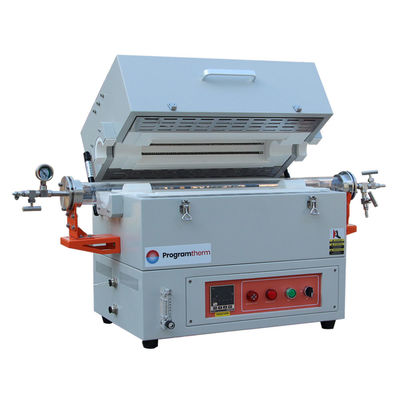 1200C Atmosphäre-gesteuerte Einzelzone-Rohröfen mit Quarzrohr OD80mm