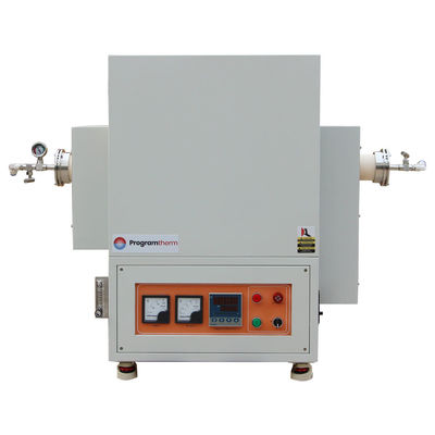 1700°C Hochtemperatur-Rohröfen mit Aluminiumrohr und Vakuumflanschen OD80mm