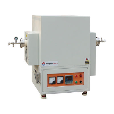 1700°C Hochtemperatur-Rohröfen mit Aluminiumrohr und Vakuumflanschen OD80mm