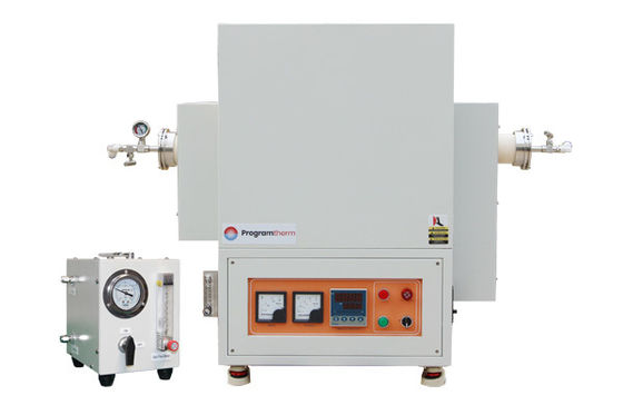 1700C Einzonen-Rotationsrohröfen mit Flansche und 80mm-Aluminiumrohr - PTR D80/300/17
